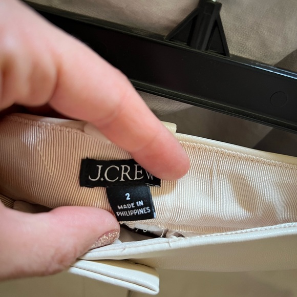 Jcrew faux leather pencil skirt size 2 - Picture 2 of 3